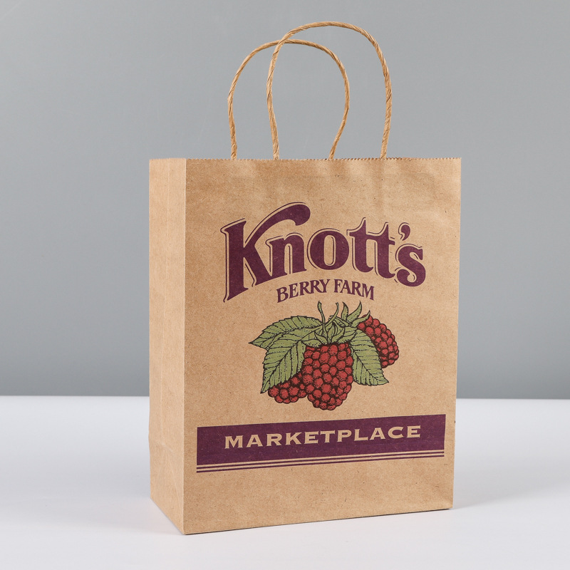 Kraft Paper Bag Printed Colorful customized logo