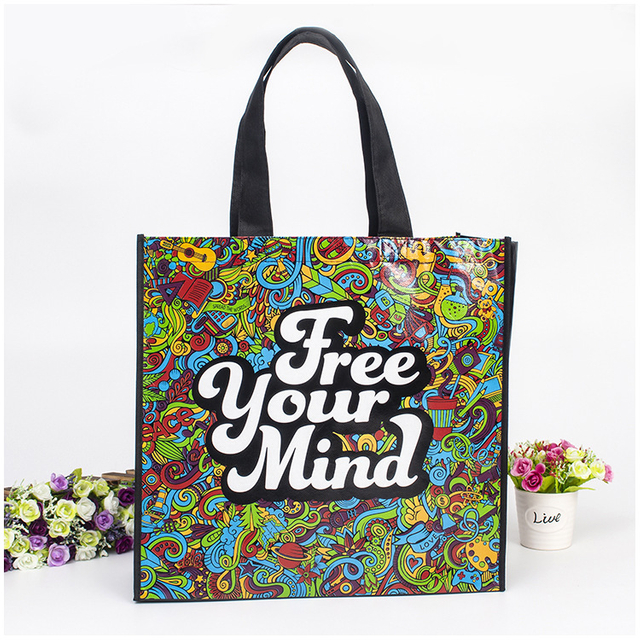 Non Woven Shopping Bag with OEM Customized Logo