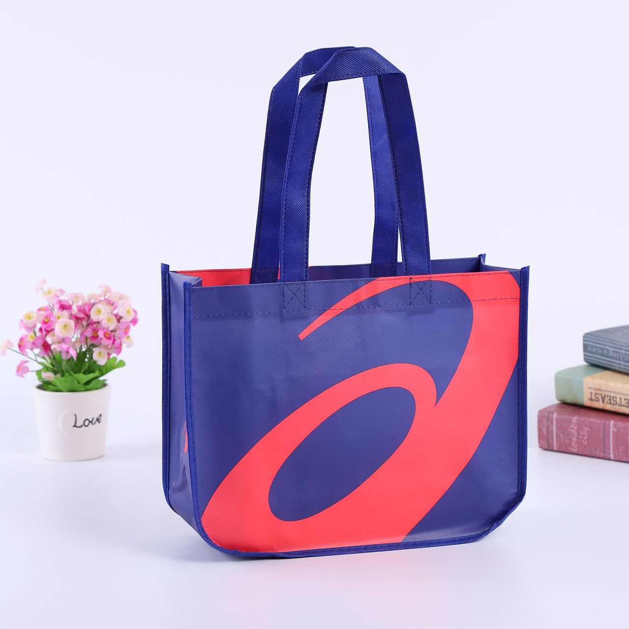 Custom Logo Printed PP Non‑Woven Tote Bag, Reusable Eco‑Friendly Shopping Promotional Gift Bag