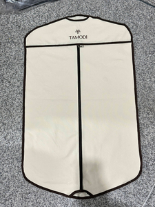 Fashion Cotton Garment Bag with Customized Logo Print